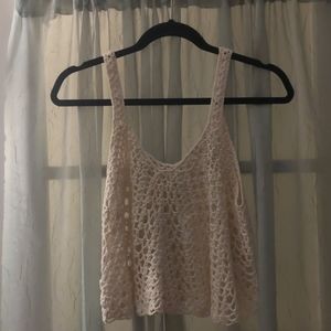 Forever 21 Cropped Crochet Tank